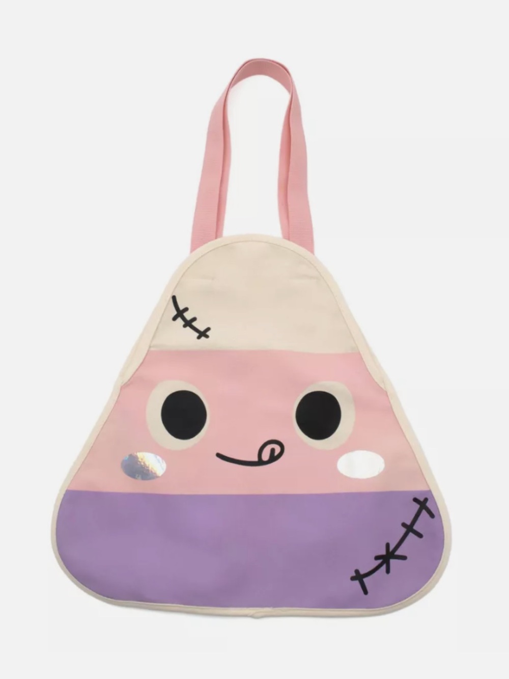 Halloween Trick or Treat Kids Cute Candy Corn Tote Bag - Pink & Purple NWOT